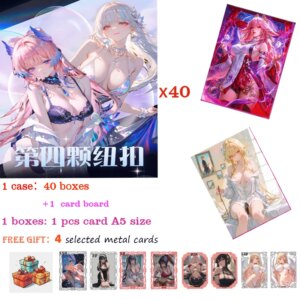Goddess Story Cards Booster A5 Girl Card The Fourth Button Animation Game Female Collection Card Board Game Holiday Gift