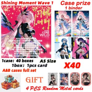 Newest Goddess Story A5 Size Mibao Card Shining Moment Wave 1 Card Board Waifu Ganyu Palying Trading ACG CCG TCG Hobbies Gift