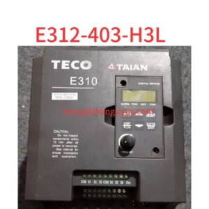 Used E310 converter, E312-403-H3L, 2.2 kw 380V, function package