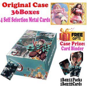 2024 Newest Case Wholesale Junka Demon Slayer Japanese Anime Trading Mitsuri Tanjiro CCG TCG Hobbies Gift