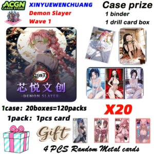 Wholesale XINYUE Newest Demon Slayer Wave 1 Colored Paper Card Board Shinobu Anime Trading Mitsuri Tanjiro CCG TCG Hobbies Gift
