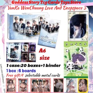 2025 Newest YanKa WenChuang Love And Deepspace 3 A6 Boards Hobby Game Manfu Collection Card Husbando Card Gifts