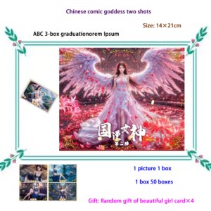 The latest wholesale goddess story collection card character wife card “Chinese comic goddess” game card animation toy card