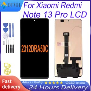 OEM 6.67″ AMOLED For Xiaomi Redmi Note13 Pro Note 13 Pro 5G LCD Display Touch Screen Digitizer Assembly Replacement Parts