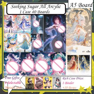 New Seeking Sugar A5 All Arcylic Boards Ssenpai Anime Girl Party Swimsuit Bikini Feast Booster Box Doujin Toy And Hobbies Gifts