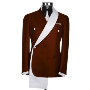 Mens Suit Jacket Slim Fit Tailor-Made Gentlemen Suit Beads Jacket Customized Wedding Formal Occasions Groom Tuxedo Plus Size