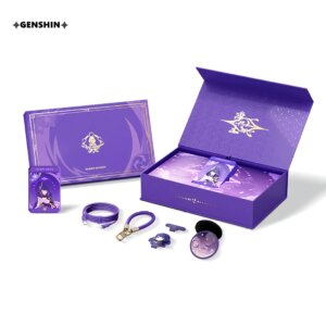 [Genuine] Genshin Impact Raiden Shogun Beelzebul Charging Set Bracket Pendant Travel Gear miHoYo Game Birthday Xmas Gift Box