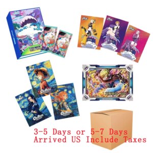 Wholesales One Piece Luffy Dragon Ball Collection Cards Booster Box Cp Cards Straw Hat Pirate Luffy Trading Card Games