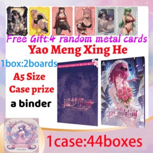 2025 Newest Yao Meng Xing He A5 Size Waifu Boards Collection Box Doujin Booster Spicy Art Toy Gift for Hobbyists