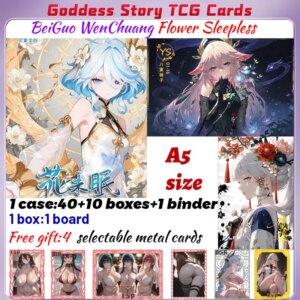 2025 Newest BeiGuo WenChuang Flower Sleepless A5 Acrylic Boards Genshin Anime Rare Hobby Collection ACG Girls Hobbies Gifts