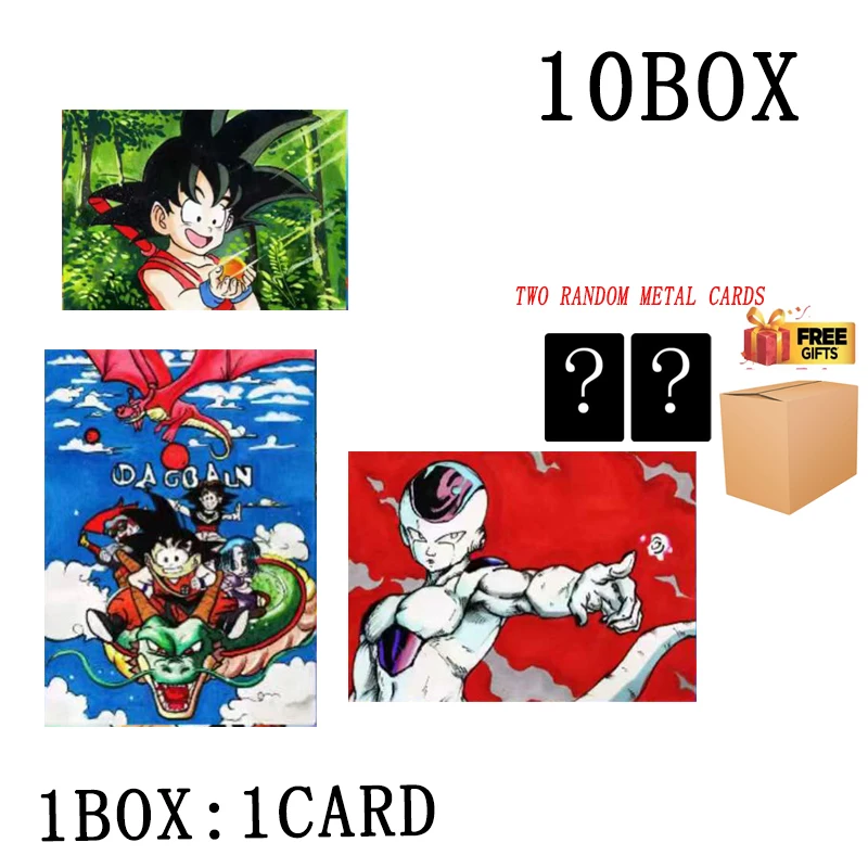Shengsheng Wholesales Dragon Ball Collection Cards Booster Box Male God Saiya Goku Card Board Game Toys For Kids Adult Gift