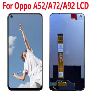 6.5”Original For Oppo A52 LCD Display Screen Touch Panel Digitizer Replacement Parts For Oppo A72/A92 LCD With Frame
