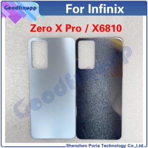 For Infinix Zero X Pro X6810 Back Battery Cover Door Housing Rear Case Repair Parts Replacement