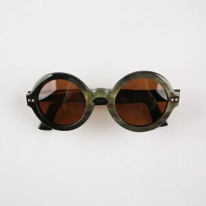 Eyeglass Frames Unique Vintage Retro Myopia Round Thick Handmade Buffalo Horn Women Sunglasses Men Optical Lenses Glasses Frames