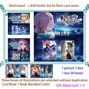 The latest wholesale goddess story collection card character wife card “Shell Island drifting bottle” game animation toy card
