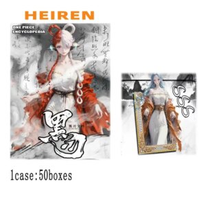 Newest One Piece Collection Cards HEIREN Metal Inlay Diamond Collectible Card Opcg Comics Various Processes Playing Game Cards