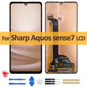 6.1″ Original OLED For Sharp Aquos Sense7 LCD Display Screen Touch Full Digitizer Assembly For Aquos sense 7 Screen Replacement