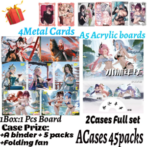 A5 Size Shuimunianhua Latest 2025 Spicy Waifu Doujin Booster Card Game Rem Boa Nami Genshin Furina Rare Toy Gift for Hobbyists