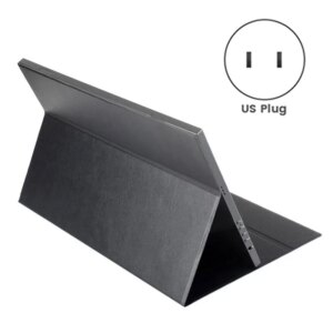 HJ-For Waveshare 15.6Inch LCD Touch Monitor (C), 1920 × 1080 Full HD, IPS Screen Optical Bonding Toughened Glass Panel US PLUG