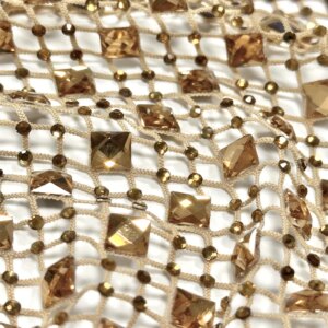 Luxury African Heavy Beads 2025 High Quality Lace Nigerian Sequins Lace French Beaded Tulle Lace Fabric For Party Dress Sewing