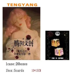 Wholesales Demon Slayer Collection Card Booster Box Wave3 Tengyang All-Acrylic 10*15cm Various Processes Equisite Game Cards Kid