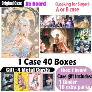 New A5 Size Board Collection Card ‘ Looking for Sugar ‘ Hobby CCG Card Trade Card Goddess Board Game Doujin Toys Board Gifts