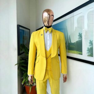 Fashion Wedding Men Suits New Business Suit Handsome Fit Tailor-Made Groom 3-Pieces Formal Occasions Party Size Customized