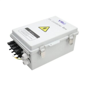 Solar DC Combiner Box IP65 with Vent Valve Outdoor Installation Protection Easy to Use Sealed with Ground Wire Water Resistant