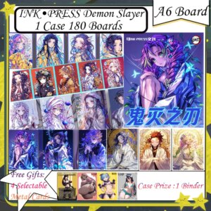 INK•PRESS Demon Slayer A6 Boards Tanjirou Kamado Nezuko Character Collection Cards Anime Fans Gifts And Hobbies