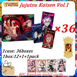 2025 New Vika Jujutsu Kaisen Collection Cards Anime Figures Gojo Satoru Fushiguro Megumi Itadori Yuji Game Card Toy