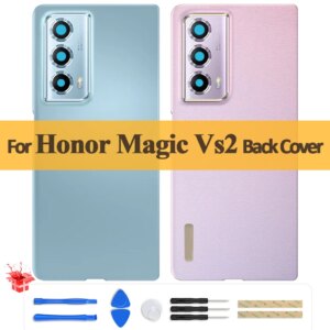 AAA+ quality Back Cover For Honor Magic Vs2 Battery Back Cover Housing Rear Door Case VER-AN00 Replace Parts With Camera Lens