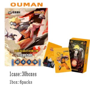 New Naruto Collection Cards Wave3 OUMAN Original Art Style Limited Color Paper Various Process Equisite 1 Case Playing Cards Kid