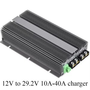 12v to 29.2v 10A 20A 30A 40A lifepo4 battery charger lithium 24v Voltage Supply Module DC DC Power Converter for RVs Boat Car