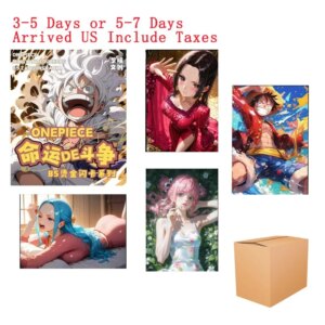 Wholesales One Piece Luffy Collection Cards Booster Box B5 Flash Straw Hat Pirate Luffy Sexy Trading Card Games