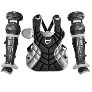 QLAEN Oem Baseball Catcher Gear for Adult or Youth Shin Guard Foot Guard Long Leg Protection Chest Guard