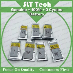 Battery For iPhone SE 2 5SC 6S 7 8 Plus XR XS 11 12 13 14 15 16 Pro Max plus 100% Health + Genuine + 0 Cycles Watch Batteries