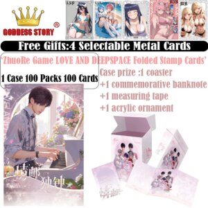 100 Pcs/Set New Game Love And Deepspace Folded Stamp Cards Sylus Zayne Xavier Rafayel Game Characters Photo Cards Fans Gifts