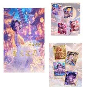 Wholesales Demon Slayer Collection Cards Wave 1 Exclusive Authorization Qingwu All-Acrylic Playing Cards Games Toys Gift