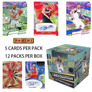 Panini 2024-25 Revolution Nba Luka Doncic Tim Duncan Chet Holmgren Basketball Star Official Trading Card Box Gift Collection