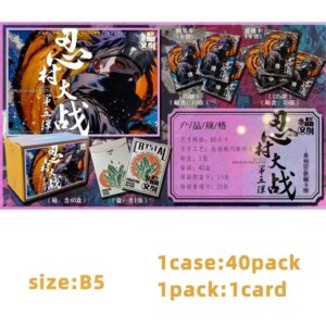 Wholesales Naruto Collection Cards B5 Rencun Wave 5 Booster Box 1Case Playing Cards Games Toys Gift