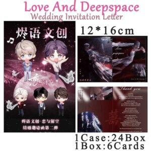 2025 New Love And Deep Space 12*16Cm Size Wholesale Cosplay Cartoon Holographic Acrylic Colored Paper Hobbies Gifts