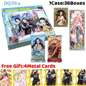 DouQu Culture Demon Slayer Wave 4 Collection Card Multiple Character Cards Badges Hobbies and Toy Gift