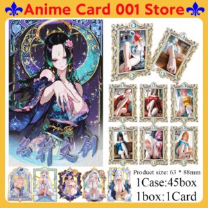 Case wholesale Mingxuan culture one piece Collection Card Anime Metal three-dimensional mold DIAMOND CARD Children’s toys gifts