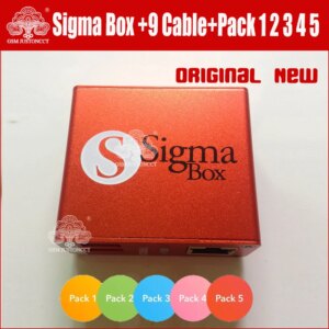 New Sigma PLUS box with 9 Cable with Activation Pack new update
