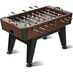 Foosball Table, 58inch Competition Soccer Table Game w/ 2 Balls for Adult Kids Youth, Heavy-Duty Arcade Table Soccer for Home, G