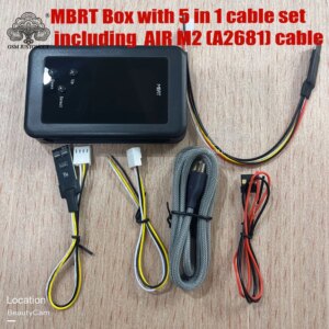 Original mbrt macbook battery repair tool with MBRT lite Box+5 in 1 cable inclduing Cable for AIR M2  A2681