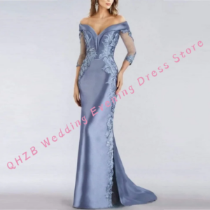 Elegant Satin V-Neck Appliquins Floral Sleeveless Bride Wedding Dresses Bridal Gowns Customized