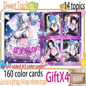 Wholesale latest goddess story, sweet trap collection card character card color paper hobby wife gift sexy bikini toy anime supp