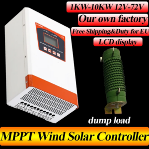 Powerful Wind Solar Hybrid Controller Wind Solar Hybrid System Boost Charge With Dump Load For Home 12V 24V 48V