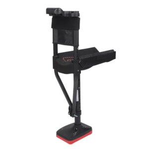 Ankle fracture sprained calf injury fall non-slip crutches single leg telescopic walker
